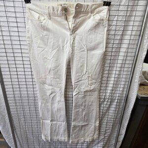 GAP Long And Lean White Jeans Womens Medium Straight